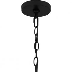 Newfoundland 2-Light Matte Black Statement Pendant by Quoizel -Quoizel Sales matte black quoizel chandeliers qp5599mbk fa 1000