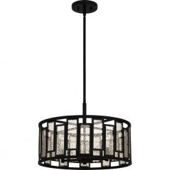Bankston 4-Light Matte Black Standard Pendant by Quoizel 13 Bankston 4-Light Matte Black Standard Pendant by Quoizel -Quoizel Sales matte black quoizel chandeliers qp5600mbk c3 1000
