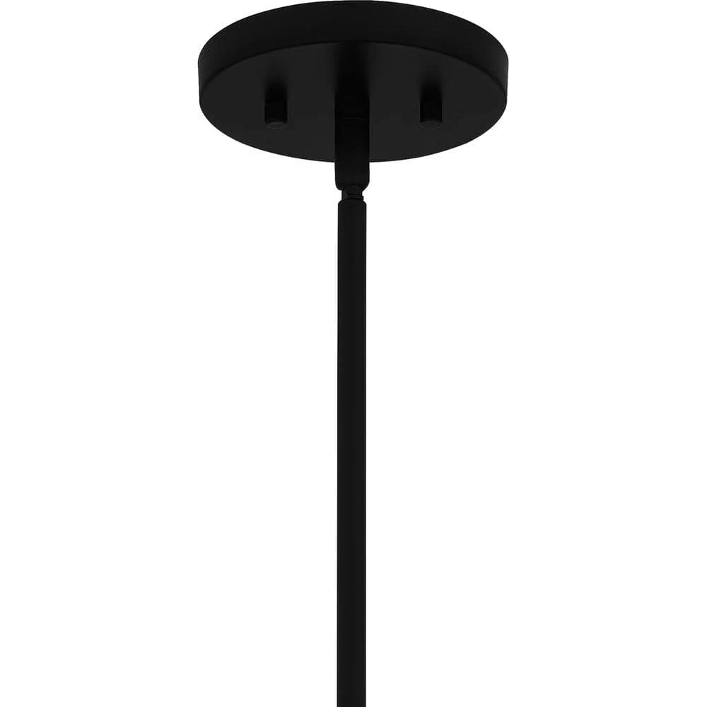 Bankston 4-Light Matte Black Standard Pendant by Quoizel 9 Bankston 4-Light Matte Black Standard Pendant by Quoizel - Image 7