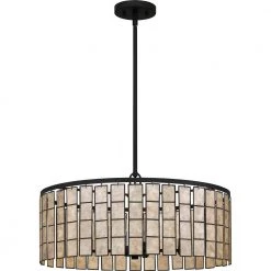 Seigler 4-Light Matte Black Shaded Pendant by Quoizel 13 Seigler 4-Light Matte Black Shaded Pendant by Quoizel -Quoizel Sales matte black quoizel chandeliers sglm2822mbk c3 1000