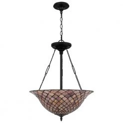 Ursa 3-Light Matte Black Pendant with Multi-Color Art Glass by Quoizel 13 Ursa 3-Light Matte Black Pendant with Multi-Color Art Glass by Quoizel -Quoizel Sales matte black quoizel chandeliers tf5327mbk c3 1000