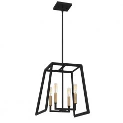 Tilly 4-Light Matte Black Lantern Pendant Light by Quoizel 15 Tilly 4-Light Matte Black Lantern Pendant Light by Quoizel -Quoizel Sales matte black quoizel chandeliers til2814mbk 1f 1000