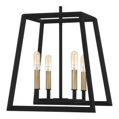 Tilly 4-Light Matte Black Lantern Pendant Light by Quoizel 16 Tilly 4-Light Matte Black Lantern Pendant Light by Quoizel -Quoizel Sales matte black quoizel chandeliers til2814mbk 44 1000