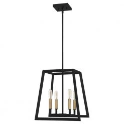 Tilly 4-Light Matte Black Lantern Pendant Light by Quoizel 13 Tilly 4-Light Matte Black Lantern Pendant Light by Quoizel -Quoizel Sales matte black quoizel chandeliers til2814mbk c3 1000