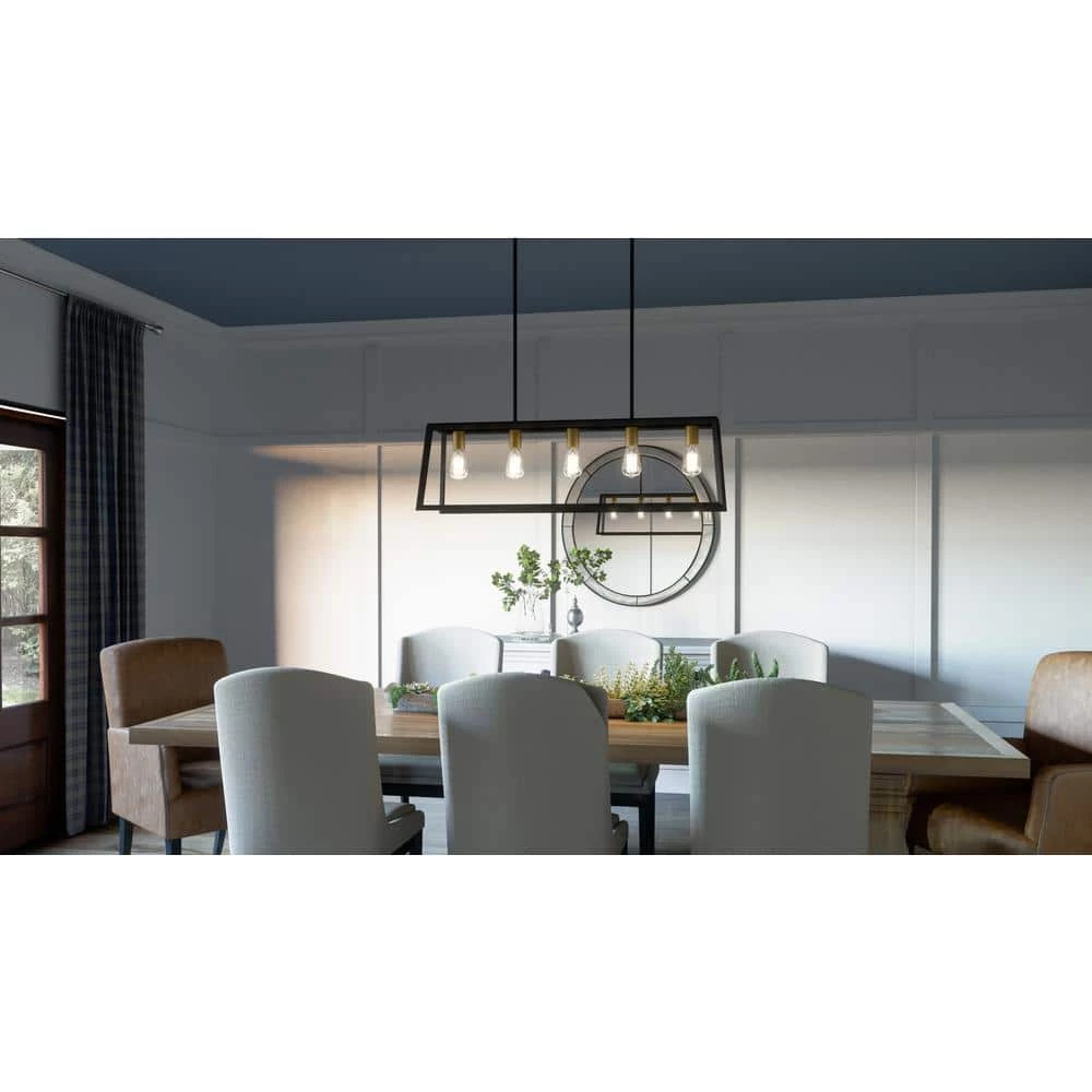 Tilly 5-Light Matte Black Island Light by Quoizel 11 Tilly 5-Light Matte Black Island Light by Quoizel - Image 9