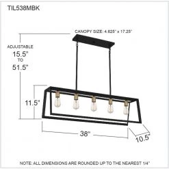 Tilly 5-Light Matte Black Island Light by Quoizel 18 Tilly 5-Light Matte Black Island Light by Quoizel -Quoizel Sales matte black quoizel chandeliers til538mbk 76 1000