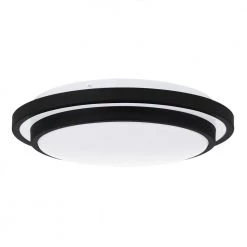 Irving 14 in. Matte Black LED Semi-Flush Mount by Quoizel -Quoizel Sales matte black quoizel flush mount lights ivg1614mbk c3 1000
