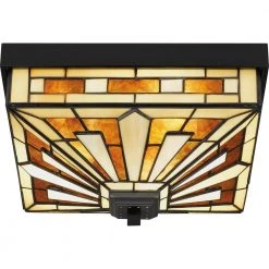 Hathaway 14 in. 3-Light Matte Black Flush Mount by Quoizel 13 Hathaway 14 in. 3-Light Matte Black Flush Mount by Quoizel -Quoizel Sales matte black quoizel flush mount lights tf5622mbk 4f 1000