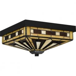 Hathaway 14 in. 3-Light Matte Black Flush Mount by Quoizel 12 Hathaway 14 in. 3-Light Matte Black Flush Mount by Quoizel -Quoizel Sales matte black quoizel flush mount lights tf5622mbk c3 1000