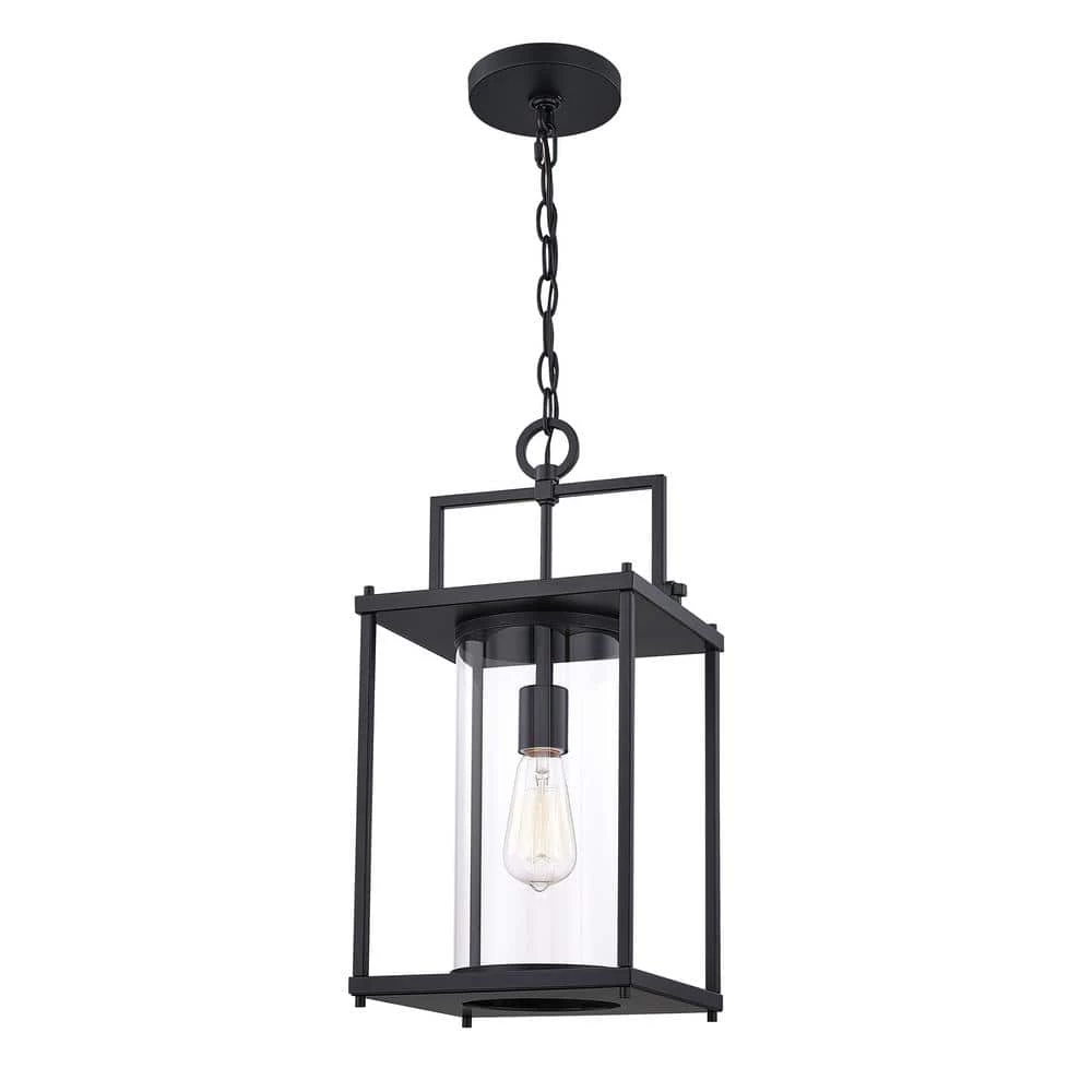 Garrett 1-Light Black Outdoor Pendant Light by Quoizel 7 Garrett 1-Light Black Outdoor Pendant Light by Quoizel - Image 5