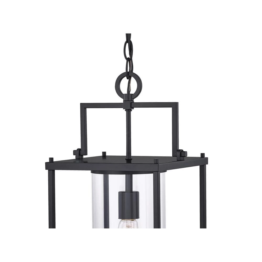 Garrett 1-Light Black Outdoor Pendant Light by Quoizel 8 Garrett 1-Light Black Outdoor Pendant Light by Quoizel - Image 6