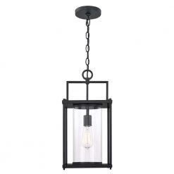 Garrett 1-Light Black Outdoor Pendant Light by Quoizel 13 Garrett 1-Light Black Outdoor Pendant Light by Quoizel -Quoizel Sales matte black quoizel outdoor pendant lights gre1909mbk 4f 1000