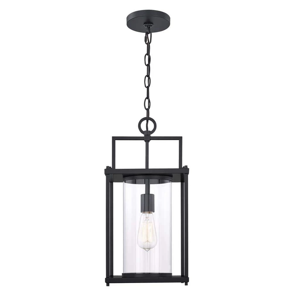 Garrett 1-Light Black Outdoor Pendant Light by Quoizel 6 Garrett 1-Light Black Outdoor Pendant Light by Quoizel - Image 4