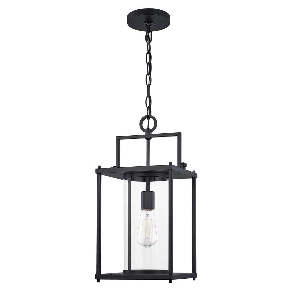Garrett 1-Light Black Outdoor Pendant Light by Quoizel 5 Garrett 1-Light Black Outdoor Pendant Light by Quoizel - Image 3