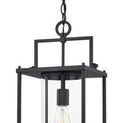 Garrett 1-Light Black Outdoor Pendant Light by Quoizel 11 Garrett 1-Light Black Outdoor Pendant Light by Quoizel -Quoizel Sales matte black quoizel outdoor pendant lights gre1909mbk e1 1000