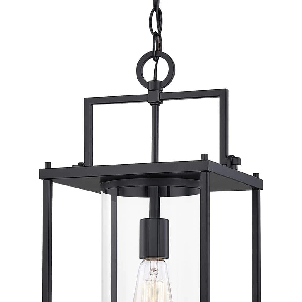 Garrett 1-Light Black Outdoor Pendant Light by Quoizel 4 Garrett 1-Light Black Outdoor Pendant Light by Quoizel - Image 2
