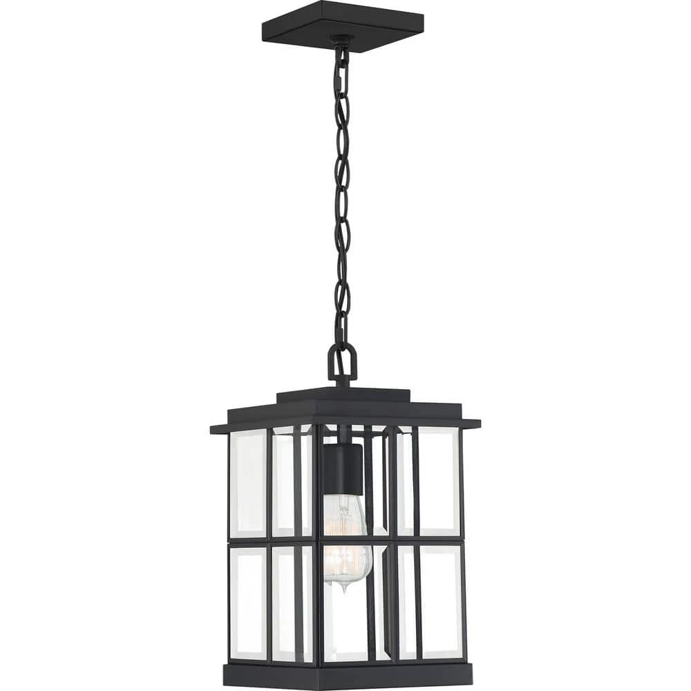 Mulligan 1-Light Black Outdoor Pendant Light by Quoizel 3 Mulligan 1-Light Black Outdoor Pendant Light by Quoizel