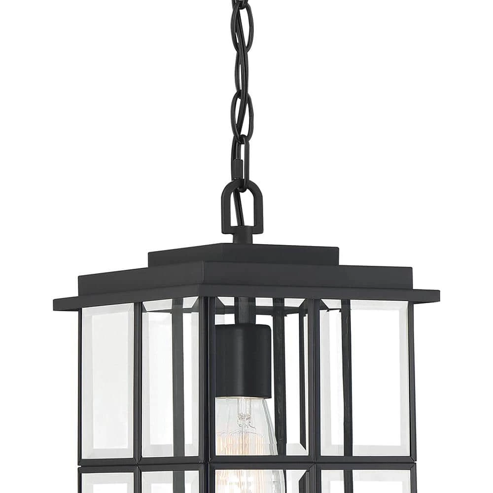 Mulligan 1-Light Black Outdoor Pendant Light by Quoizel 4 Mulligan 1-Light Black Outdoor Pendant Light by Quoizel - Image 2