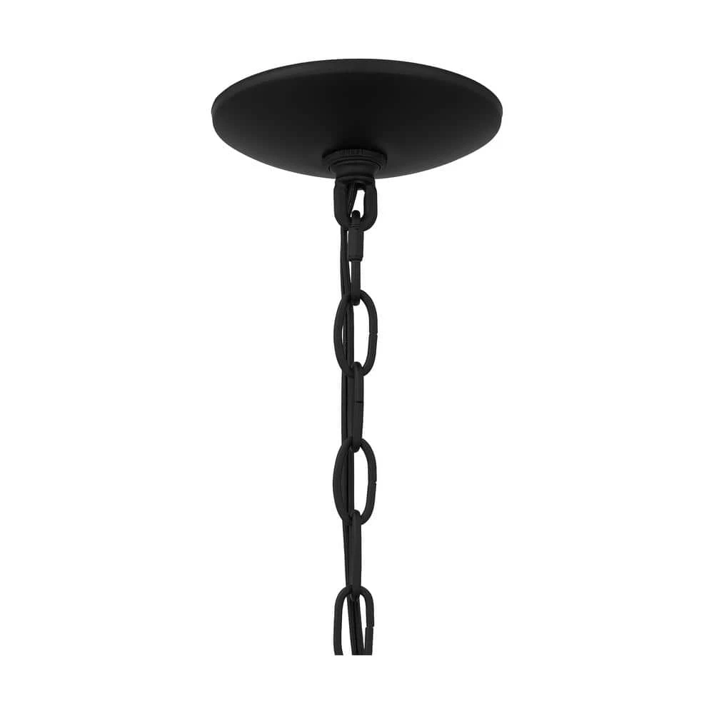 Scout 1-Light Matte Black Outdoor Pendant Light with Clear Glass by Quoizel 9 Scout 1-Light Matte Black Outdoor Pendant Light with Clear Glass by Quoizel - Image 7