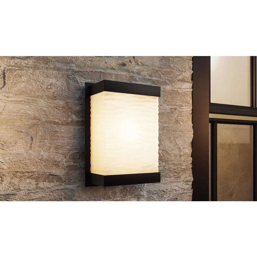 Celine 1-Light Matte Black LED Outdoor Wall Lantern Sconce by Quoizel 5 Celine 1-Light Matte Black LED Outdoor Wall Lantern Sconce by Quoizel - Image 3