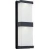 Celine 1-Light Matte Black LED Outdoor Wall Lantern Sconce by Quoizel -Quoizel Sales matte black quoizel outdoor sconces cel8406mbk 64 1000