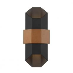 Chasm 1-Light Black Outdoor LED Wall Lantern Sconce by Quoizel -Quoizel Sales matte black quoizel outdoor sconces chs8307mbk 4f 1000