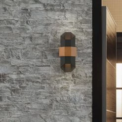 Chasm 1-Light Black Outdoor LED Wall Lantern Sconce by Quoizel -Quoizel Sales matte black quoizel outdoor sconces chs8307mbk fa 1000