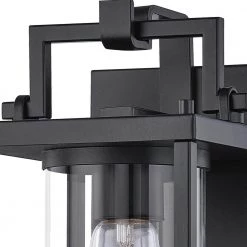 Garrett 1-Light Black Outdoor Wall Lantern Sconce by Quoizel 12 Garrett 1-Light Black Outdoor Wall Lantern Sconce by Quoizel -Quoizel Sales matte black quoizel outdoor sconces gre8406mbk 40 1000