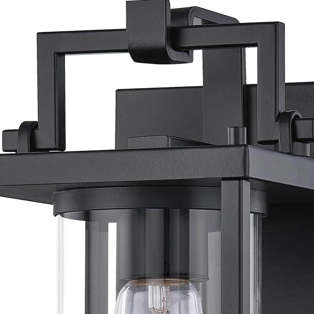 Garrett 1-Light Black Outdoor Wall Lantern Sconce by Quoizel 5 Garrett 1-Light Black Outdoor Wall Lantern Sconce by Quoizel - Image 3