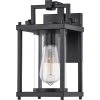Garrett 1-Light Black Outdoor Wall Lantern Sconce by Quoizel 2 Garrett 1-Light Black Outdoor Wall Lantern Sconce by Quoizel -Quoizel Sales matte black quoizel outdoor sconces gre8406mbk 64 1000