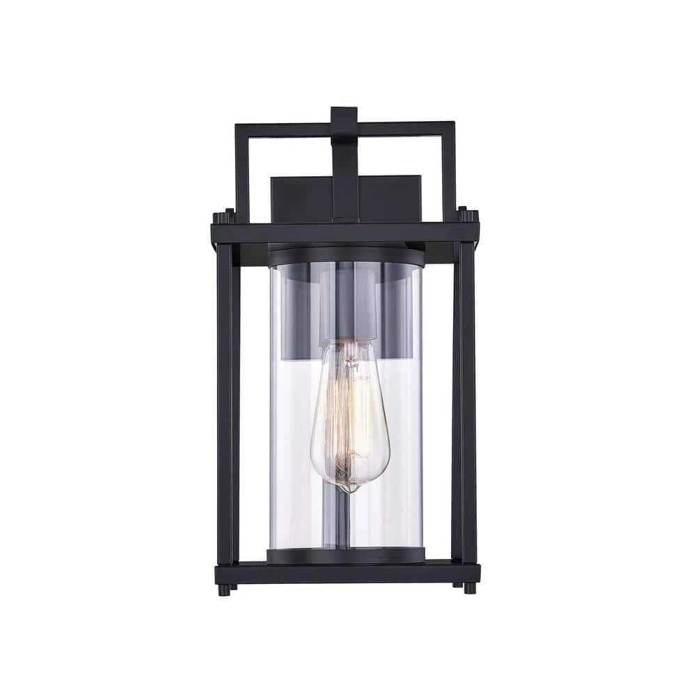 Garrett 1-Light Black Outdoor Wall Lantern Sconce by Quoizel 8 Garrett 1-Light Black Outdoor Wall Lantern Sconce by Quoizel - Image 6