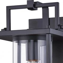 Garrett 1-Light Black Outdoor Wall Lantern Sconce by Quoizel 12 Garrett 1-Light Black Outdoor Wall Lantern Sconce by Quoizel -Quoizel Sales matte black quoizel outdoor sconces gre8408mbk 40 1000