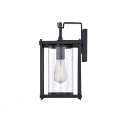 Garrett 1-Light Black Outdoor Wall Lantern Sconce by Quoizel 14 Garrett 1-Light Black Outdoor Wall Lantern Sconce by Quoizel -Quoizel Sales matte black quoizel outdoor sconces gre8408mbk 4f 1000