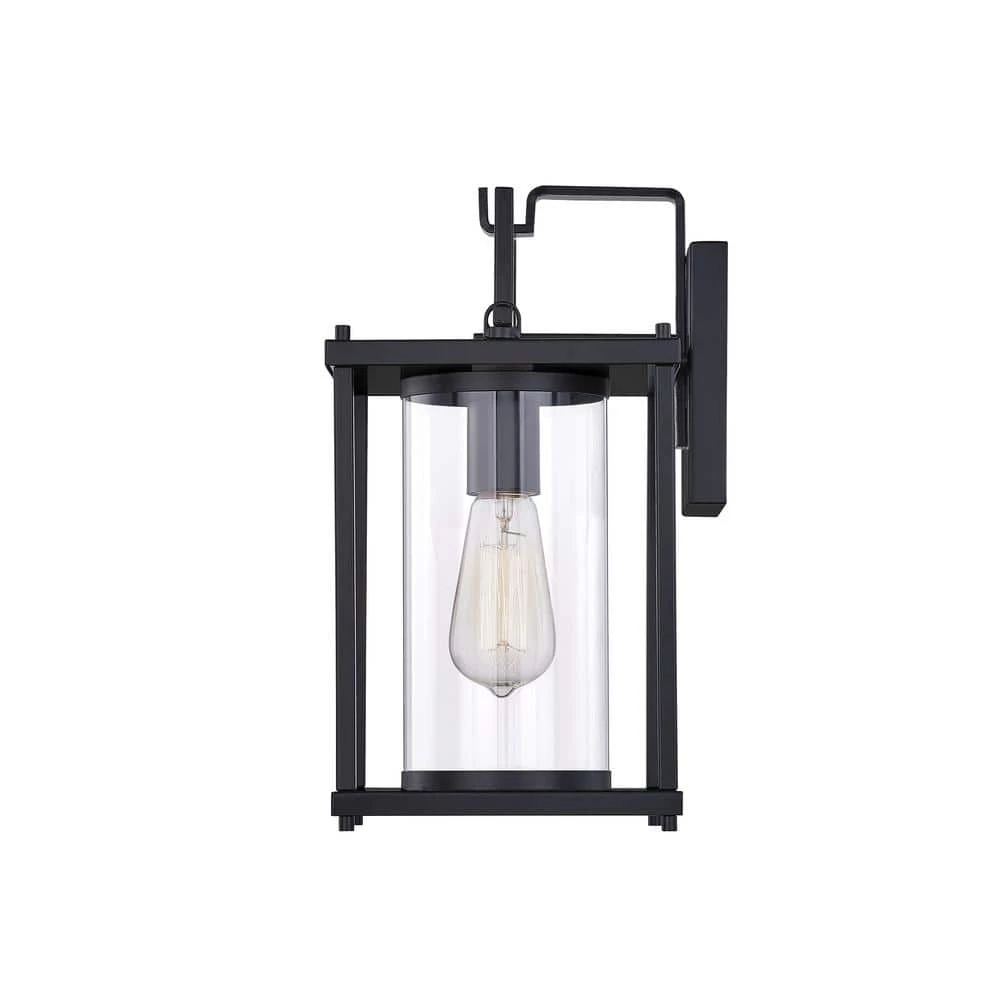 Garrett 1-Light Black Outdoor Wall Lantern Sconce by Quoizel 7 Garrett 1-Light Black Outdoor Wall Lantern Sconce by Quoizel - Image 5