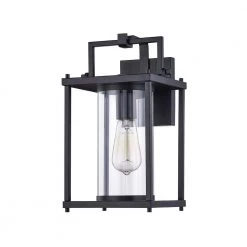 Garrett 1-Light Black Outdoor Wall Lantern Sconce by Quoizel 13 Garrett 1-Light Black Outdoor Wall Lantern Sconce by Quoizel -Quoizel Sales matte black quoizel outdoor sconces gre8408mbk c3 1000