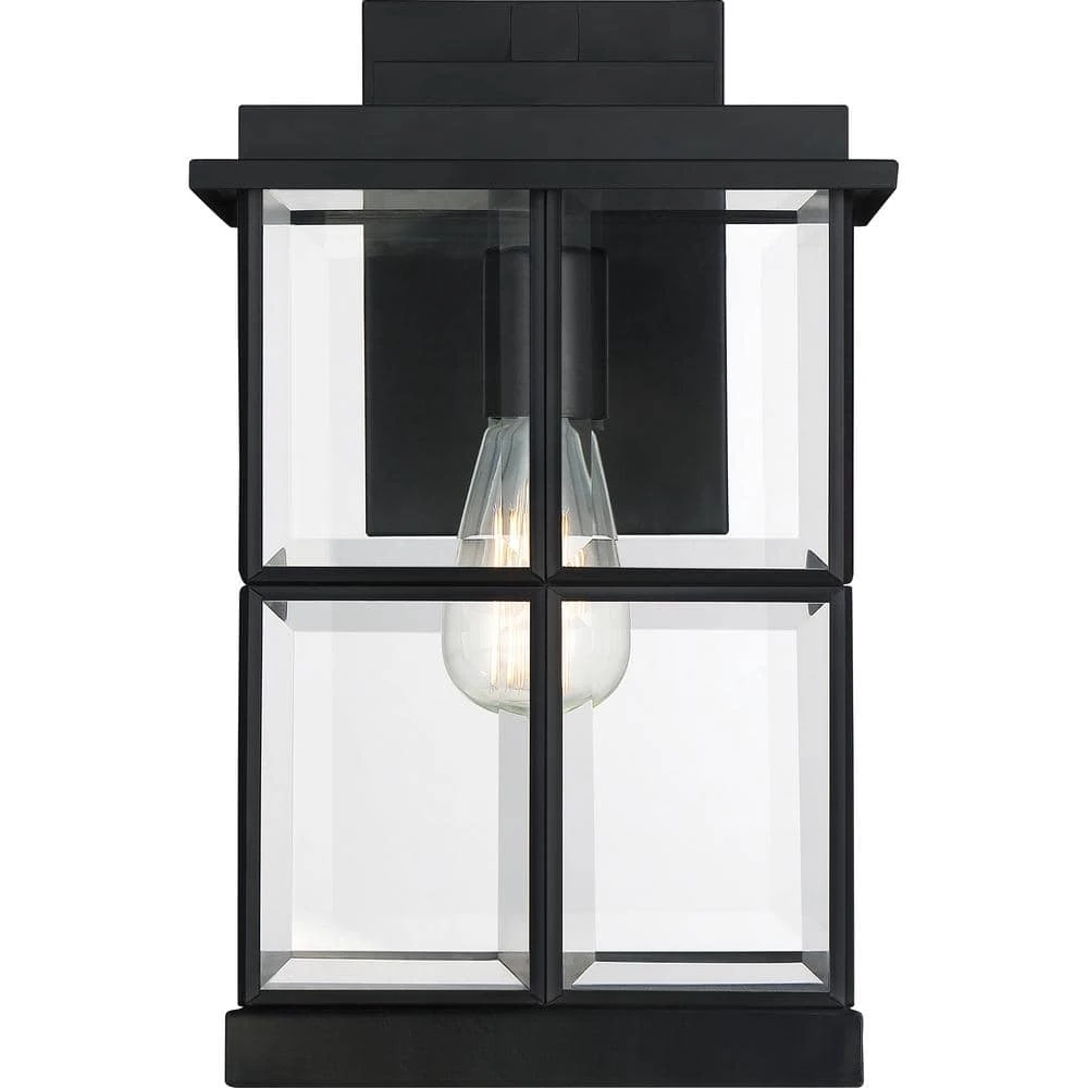 Mulligan 1-Light Black Outdoor Wall Lantern Sconce by Quoizel 7 Mulligan 1-Light Black Outdoor Wall Lantern Sconce by Quoizel - Image 5