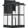 Mulligan 1-Light Black Outdoor Wall Lantern Sconce by Quoizel 2 Mulligan 1-Light Black Outdoor Wall Lantern Sconce by Quoizel -Quoizel Sales matte black quoizel outdoor sconces mgn8408mbk 64 1000