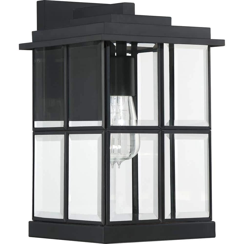 Mulligan 1-Light Black Outdoor Wall Lantern Sconce by Quoizel 6 Mulligan 1-Light Black Outdoor Wall Lantern Sconce by Quoizel - Image 4