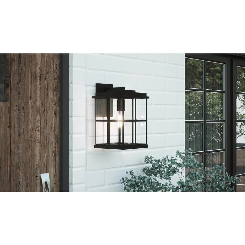 Mulligan 1-Light Black Outdoor Wall Lantern Sconce by Quoizel 4 Mulligan 1-Light Black Outdoor Wall Lantern Sconce by Quoizel - Image 2