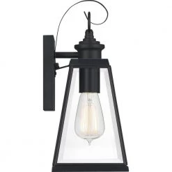Paxton 1-Light Black Outdoor Wall Lantern Sconce by Quoizel 15 Paxton 1-Light Black Outdoor Wall Lantern Sconce by Quoizel -Quoizel Sales matte black quoizel outdoor sconces pax8405mbk 1f 1000