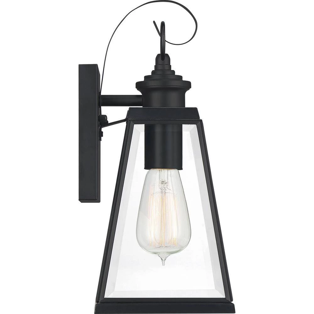 Paxton 1-Light Black Outdoor Wall Lantern Sconce by Quoizel 8 Paxton 1-Light Black Outdoor Wall Lantern Sconce by Quoizel - Image 6