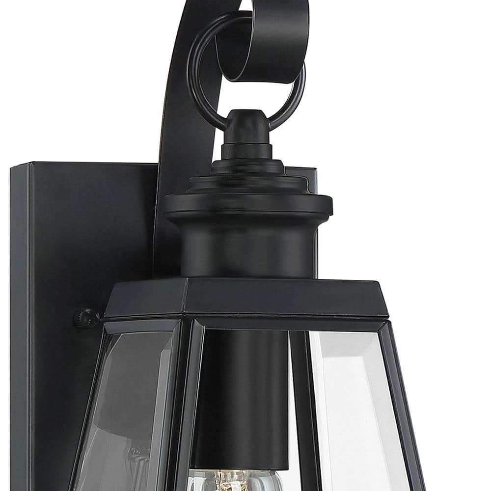 Paxton 1-Light Black Outdoor Wall Lantern Sconce by Quoizel 5 Paxton 1-Light Black Outdoor Wall Lantern Sconce by Quoizel - Image 3
