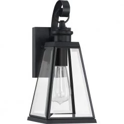 Paxton 1-Light Black Outdoor Wall Lantern Sconce by Quoizel 13 Paxton 1-Light Black Outdoor Wall Lantern Sconce by Quoizel -Quoizel Sales matte black quoizel outdoor sconces pax8405mbk c3 1000