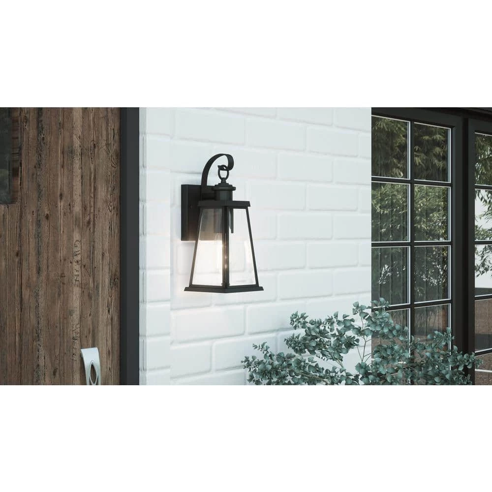 Paxton 1-Light Black Outdoor Wall Lantern Sconce by Quoizel 4 Paxton 1-Light Black Outdoor Wall Lantern Sconce by Quoizel - Image 2