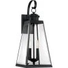 Paxton 1-Light Matte Black Outdoor Wall Lantern Sconce by Quoizel -Quoizel Sales matte black quoizel outdoor sconces pax8409mbk 64 1000