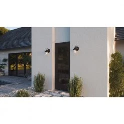 Radford 1-Light Black Outdoor Wall Lantern Sconce by Quoizel -Quoizel Sales matte black quoizel outdoor sconces rad8405mbk e1 1000