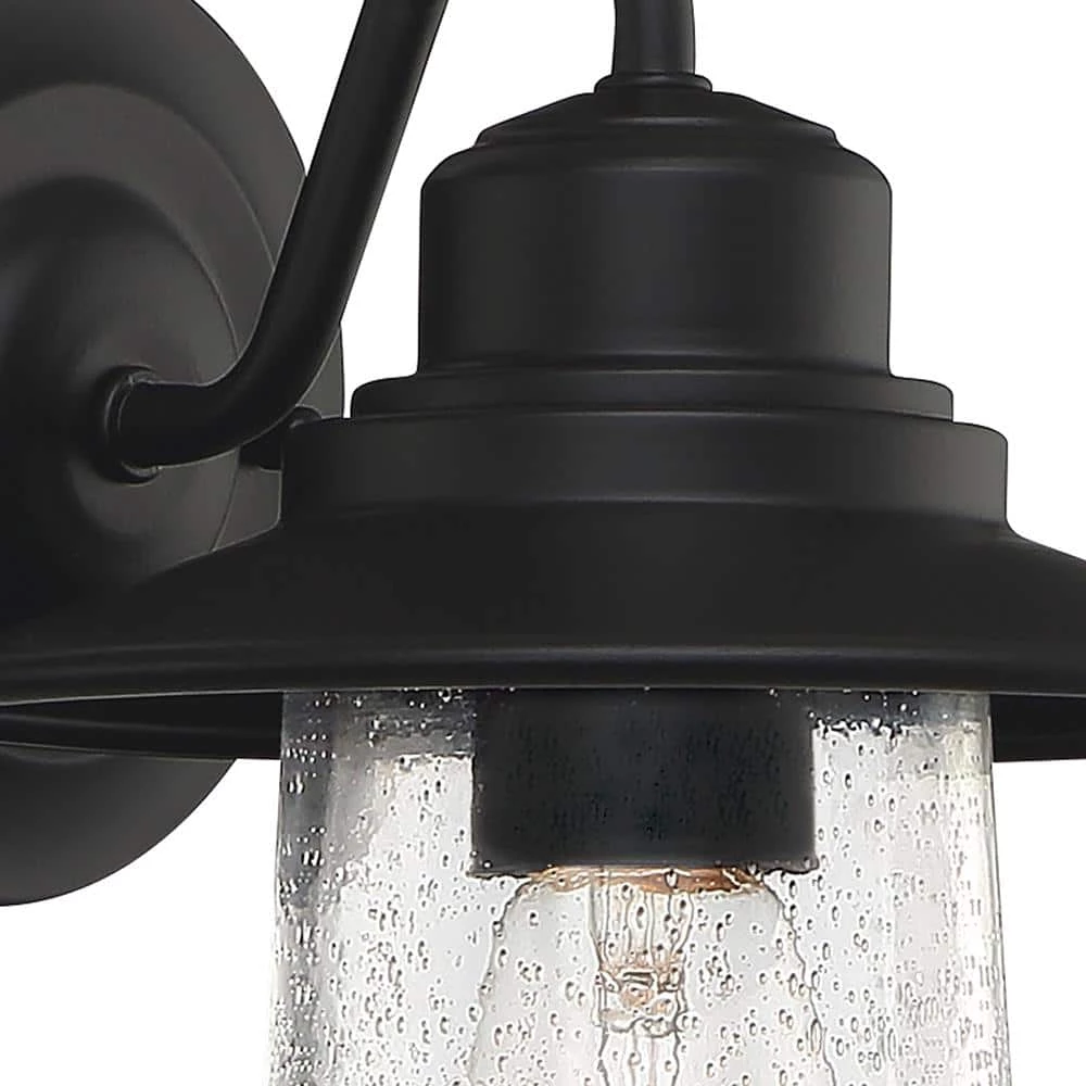 Radford 1-Light Black Outdoor Wall Lantern Sconce by Quoizel 5 Radford 1-Light Black Outdoor Wall Lantern Sconce by Quoizel - Image 3