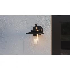 Radford 1-Light Black Outdoor Wall Lantern Sconce by Quoizel 17 Radford 1-Light Black Outdoor Wall Lantern Sconce by Quoizel -Quoizel Sales matte black quoizel outdoor sconces rad8407mbk 76 1000