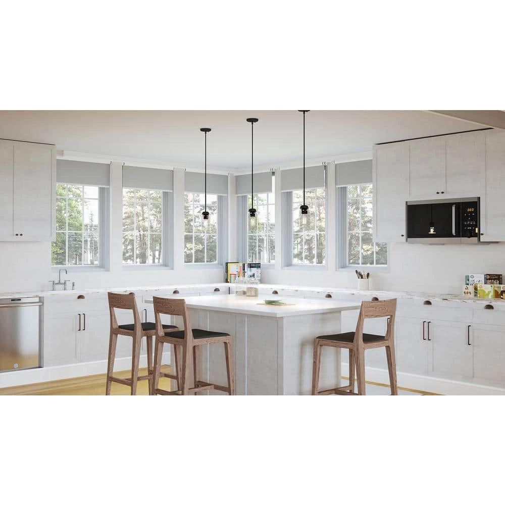 Blanche 1-Light Matte Black Mini Pendant by Quoizel 4 Blanche 1-Light Matte Black Mini Pendant by Quoizel - Image 2