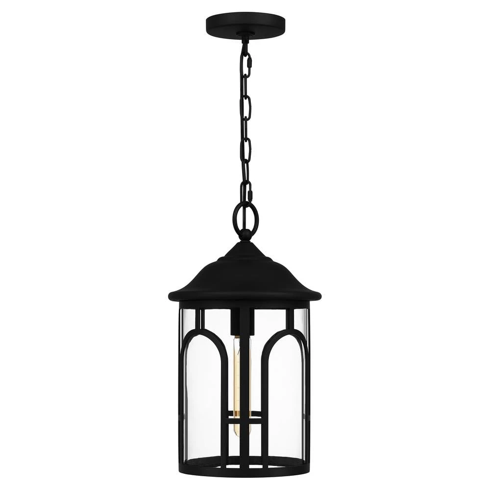 Brampton 1-Light Matte Black Mini Pendant by Quoizel 7 Brampton 1-Light Matte Black Mini Pendant by Quoizel - Image 5